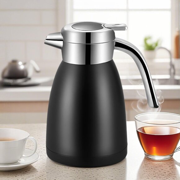 SOGA 2.2L Black Insulated Vacuum Flask - Picture 1 of 10